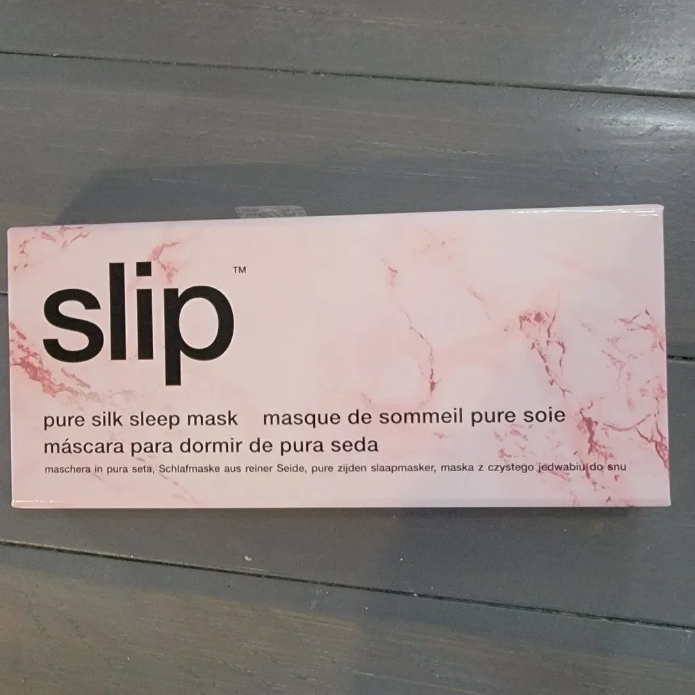 COPY - Slip Silk Sleep Mask, Pink Marble (One Size) - 100% Pure Mulberry 22 Mom…